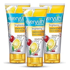 Everyuth Naturals Brightening Lemon & Cherry Face wash 50g