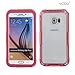 vcloo Galaxy S6 Edge Plus Waterproof Case, IP68 Galaxy S6 Edge Plus Waterproof Case, Dust Proof, Snow Proof, Shock Proof Case, Heavy Duty Protective Underwater Case for Galaxy S6 Edge Plus Pink
