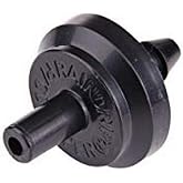 Raindrip PC4010B 1 GPH Pressure Compensating Drippers, Drip Irrigation Emitters for Drip Irrigation Gardening System, Maintains Constant Water Flow, 10-Pack, Black
