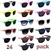 H2W Buddy Holly Browcho Nerd Glasses, Pack of 24