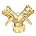 Harmony Lead Free Garden Hose Connector (Lead Free Brass Hose Y 2-Way Splitter)
