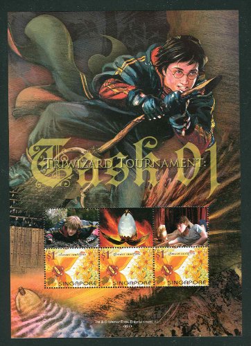 Harry Potter Goblet of Fire Collectible Postage Stamps Singapore #2