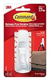 Command Large Utility Hook, White, 1-Hook, 2-Strips (17003ES)