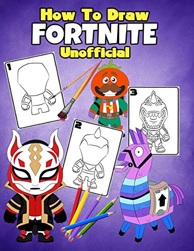 how to draw fortnite unofficial chibi coloring book and how to draw for kids - chibi fortnite