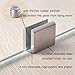 2pcs Adjustable 304 Stainless Steel Glass Clip Clamp Shelf Holder Bracket Support 0.23