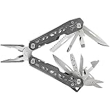 Gerber Gear Truss 17-in-1 EDC Needle Nose Pliers Multi tool - includes Pocket Knife, Screwdriver, and Bottle Opener Accessories - Gifts for Men, Fishing and Camping Gear - Gray with Standard Sheath