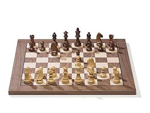 DGT USB Walnut e-Board with Timeless pieces - DGT 3000 and carrying bag included chess boar5d