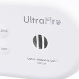 Ultrafire UBCO1 CO Alarm Detector Portable Battery Powered 10 Year Warranty BS view 9
