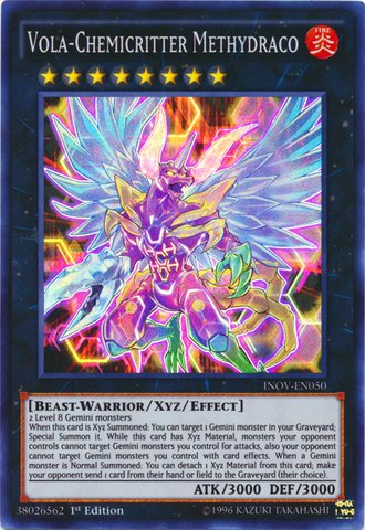 Yu-Gi-Oh! - Vola-Chemicritter Methydraco (INOV-EN050) - Invasion: Vengeance - 1st Edition - Super Rare