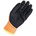 Better Grip Safety Winter Insulated Double Lining Rubber Coated Work Gloves, 3 Pairs/ Pack (Large, Hi-Vis Orange)