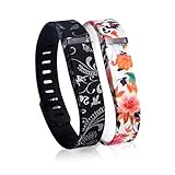 RedTaro 2PCS Replacement Bands for Fitbit FLEX Only / Fitbit Band / Fitbit Flex Band / Fitbit Wristband / Fitbit Flex Wristband / Fitbit Bracelet