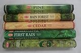 Hem Incense Forest * Cedar * Pine * Rain Forest * First Rain 5 x 20, 100 Sticks