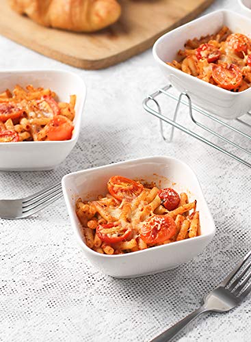 4 DOWAN+Porcelain+Ramekins+Dessert+Stylish