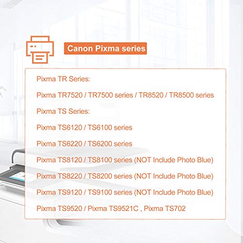 MYTONER Compatible Ink Cartridge Replacement for Canon PGI-280XXL CLI-281XXL PGI 280 XXL CLI 281 XXL for PIXMA TR7520 TR8520 TS6120 TS6220 TS6320 TS8120 TS8220 TS9120 TS9520 TS9521C TS8320 TS702 (5Pk)