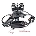 Brightest LED Headlamp, 5 Headlamp Lumen Bright Light Headlight Flashlight 4 Modes XML-T6 LED with Red Light Rechargeable and Waterproof Switch, for Camping Travel Walking Adventure Running