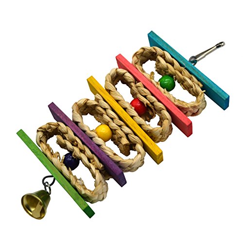 Mempa Parrot Toy,Bird Toys, Hanging Toy Parrot Nest Suitable for Medium and Small Parrots and Birds.… - Thumbnail 5