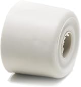 fiXte 2x Medium Rubber Door Stopper 28mm White Wall Floor Mount Bump Stop view 3
