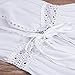 Women's Chiffon Kimono Cardigan Lace Long Maxi Beach Dress Bikini Covers Up ,US 6,White, Asian Tag size L
