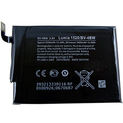 CBK Authentic New BV4BW BV-4BW 3.8V 3500mAh Nokia Lumia 1520 Battery