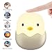 Baby Night Light Rechargeable Cute Nursery Nightlight ABS Silicone Sleep Night Lamp Free Adjustable Brightness Sensitive Touch Control for Children, New Mother, Nursery Room