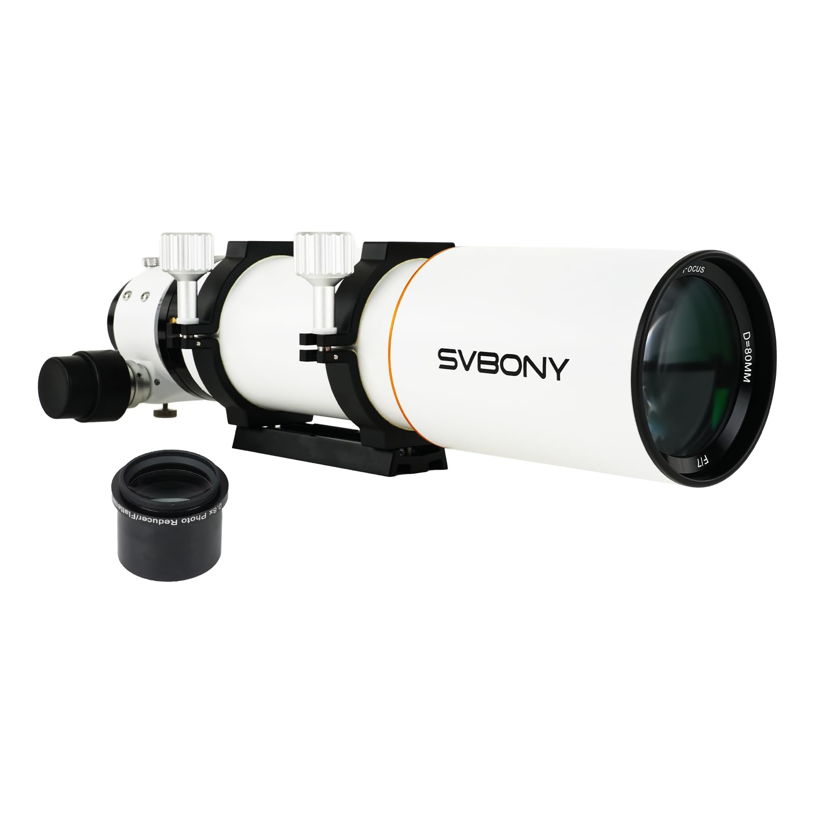SVBONY SV503 Telescopio refractor ED actualizado, 80 mm F7 con aplanador de campo