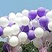 LoaferUp Latex Balloons Children Birthday Party Decoration Celebrations Balloons - Purple（100 Piece）