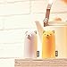 EMIE Cute Power Bank Portable Charger, 5200mAh Samo Dog External Battery Charger, 2.1A Fast Charging Cartoon Compact USB Charger for iPhone Samsung Android Cell Phones with Breathing LED Ears
