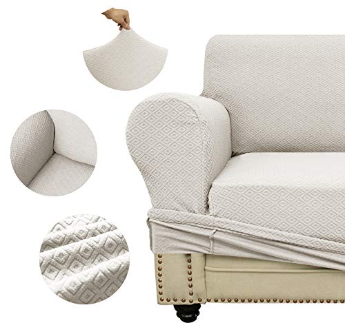 image for Obytex Stretch Loveseat Cover Polyester and Spandex Upgrade Pattern Co