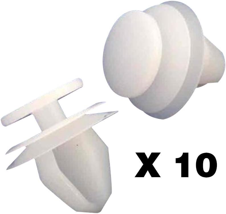 20 Clips Agrafe Plastique Pour Moulures Et Bandeaux - Modèle 6991S6 - Fixation Solide Et Durable