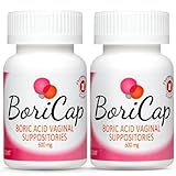 BoriCap Boric Acid Vaginal Suppositories | Capsules Size 00 | No Fillers, Flow Agents or Artificial Colors | Gynecologist Instructions Included | Made in The USA (2)