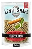 Harvest Snaps Lentil Snaps Tomato Basil - Pack of 3, 3 Oz. Ea.