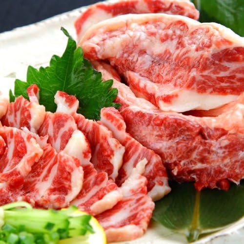 Amazon 馬肉 上バラヒモ 500g パック 熊本馬刺しドットコム 馬肉 通販