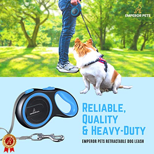 Emperor Pets 16ft / 26ft Retractable Dog Leash Large Breed Heavy Duty