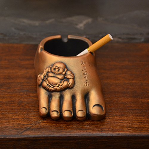 X&M Cement ashtray, Hotel folklore, Ashtrays for cigarettes outdoors smokeless Ashtray handmade-A 14x8x5cm(6x3x2)
