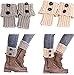 Laimeng, Leg Warmers Boot Cover Knitting Socks