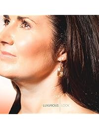 Pendientes hipoalergénicos con cristales de Swarovski para mujer   Colorful Dangle Drop Jewelry