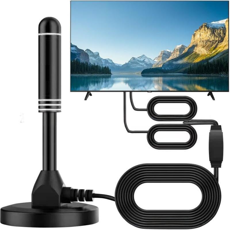 Photo 1 of ?Portable 4K/1080P TV Antenna - 6800-Mile Range, Amplified Signal Enhancer, Easy Installation for Smart/All TVs