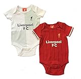 Liverpool FC Authentic EPL Cute Baby Onesies 2 Pack (6-9 months)