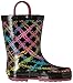 Western Chief Kids Scribble Plaid Rain Boot