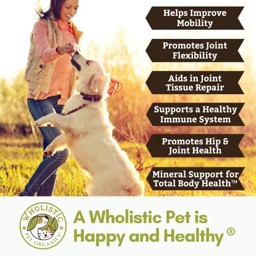Wholistic Pet Organics Joint Mobility GLM Dog Joint Health Supplement