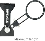 DIVEVOLK Expansion Clamp Sea Touch 4 Housing w/ Red & Purple 67mm Filters view 2