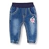 SALT AND PEPPER baby-meisjes spijkerbroek Jeans Cosy Friends Badge