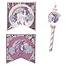 New Unicorn Birthday Party Supplies and Decorations -105 Piece Pack Girls Party Supply Set with Plates, Napkins, Cups, Cutlery and Decorations/Serves 12