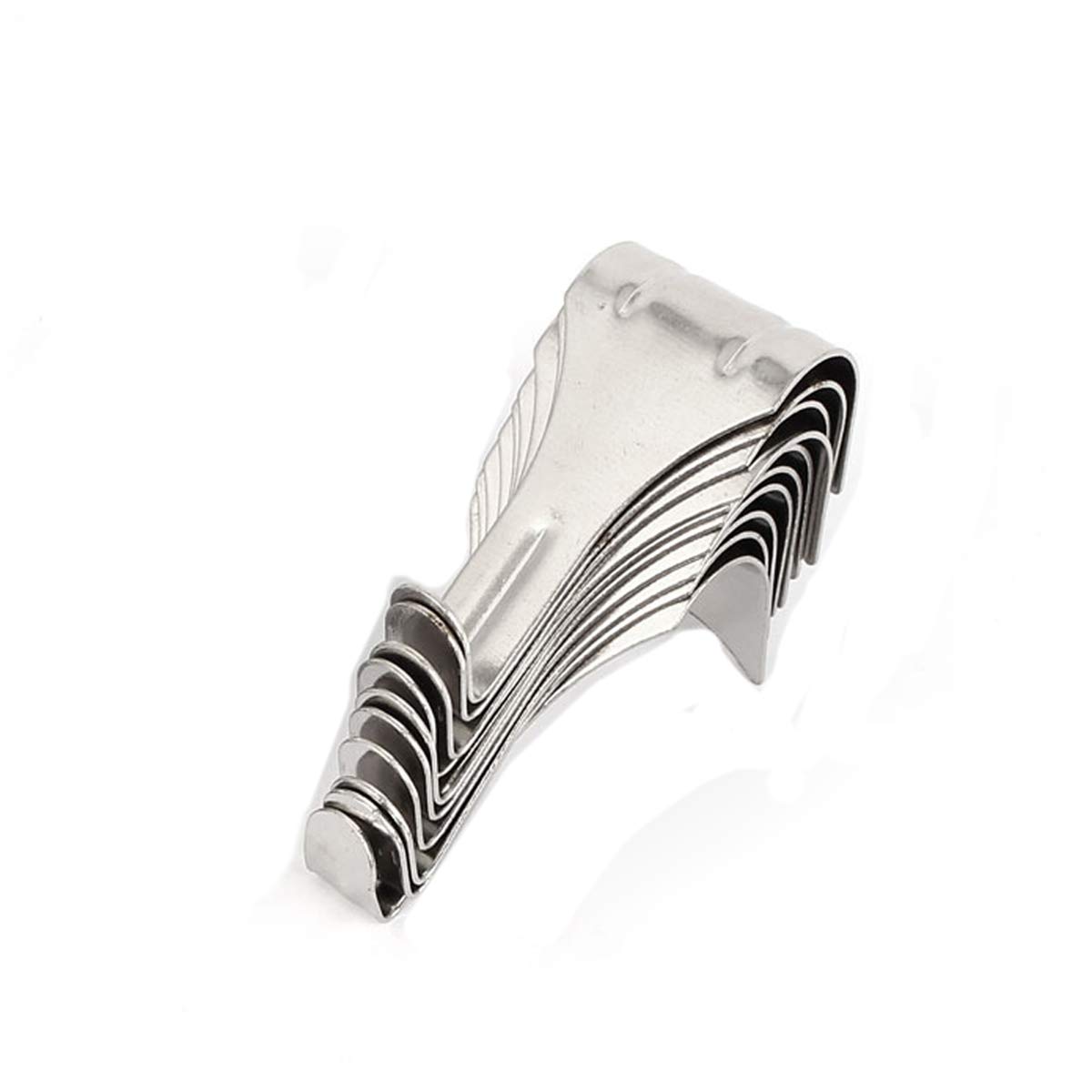 Pyhot 20 Pieces Moulding Hooks Picture Rail Hooks Hangers, Nickel Plated for Art Exhibition Gallery Picture Billboards Hanging Clothes Keys Holder