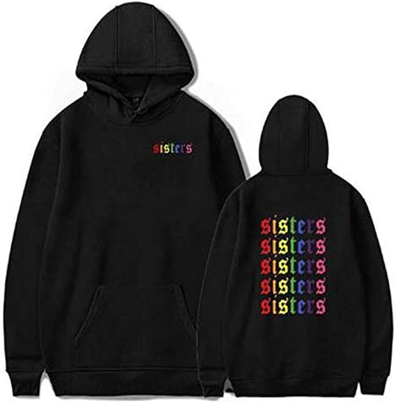 sisters hoodie rainbow