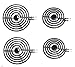 -=LiU=- 4 Pack MP22YA Electric Range Burner Element Unit Set - 2 pcs MP15YA 6