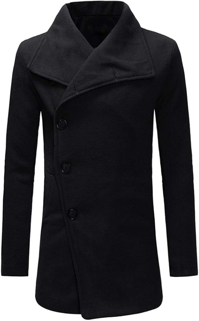 Zytyeu Men Jacket Without A Hood StandUp Collar Autumn and Winter