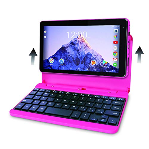 RCA Voyager Pro 7 inch Tablet Fast Quad Core Touchscreen WiFi with Keyboard Case – Android 6.0 (Marshmallow) -16 GB Storage Memory (Pink) (Renewed)