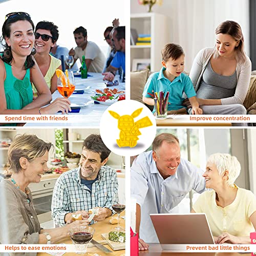 4 Packs Pop Poop Toy, Animal Sensory Anxiety Stress Relief Satisfying