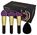 BS-MALL Beauty Cosmetic Makeup Blender Sponges Foundation/Concealer/Blush/Bronzer/Contouring/Highlighting Creams Liquid Makeup Foundation Applicator Brush